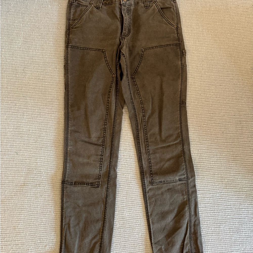 Carhartt women’s slim fit 8 Tall double front